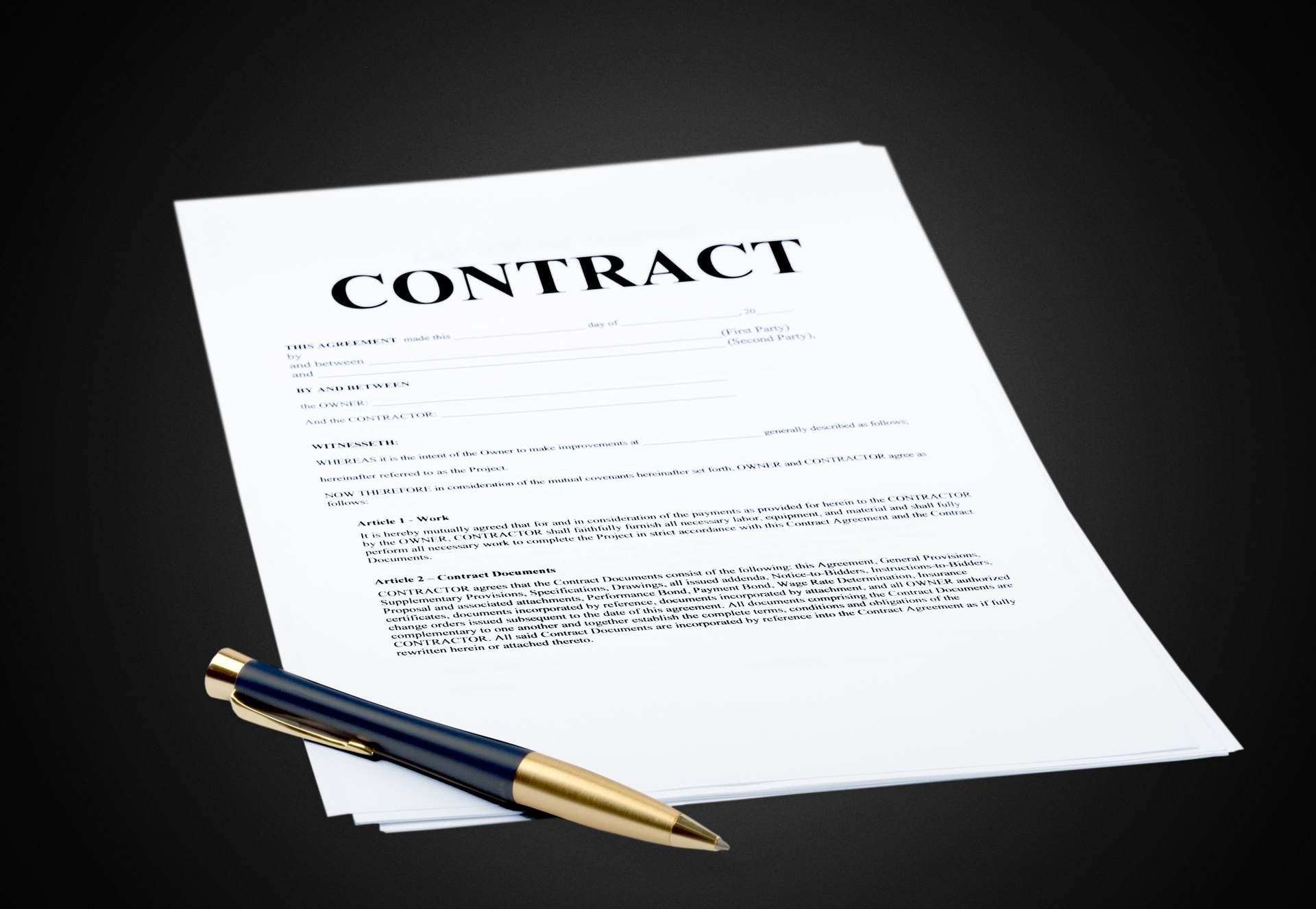 Contrats commerciaux : responsabilité contractuelle